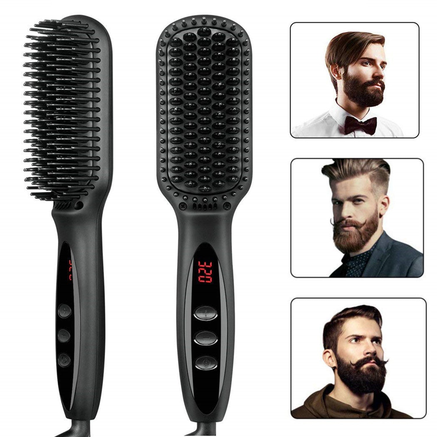 GroomEasy™ Gentlemen's Grooming Straightener For both Beard & Hair