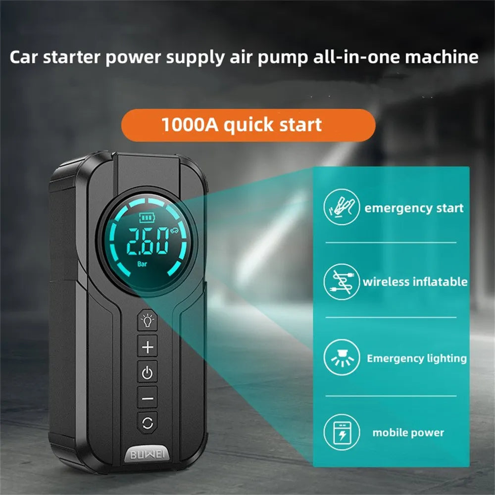VoltCharge AirPro™ Emergency Car Starter