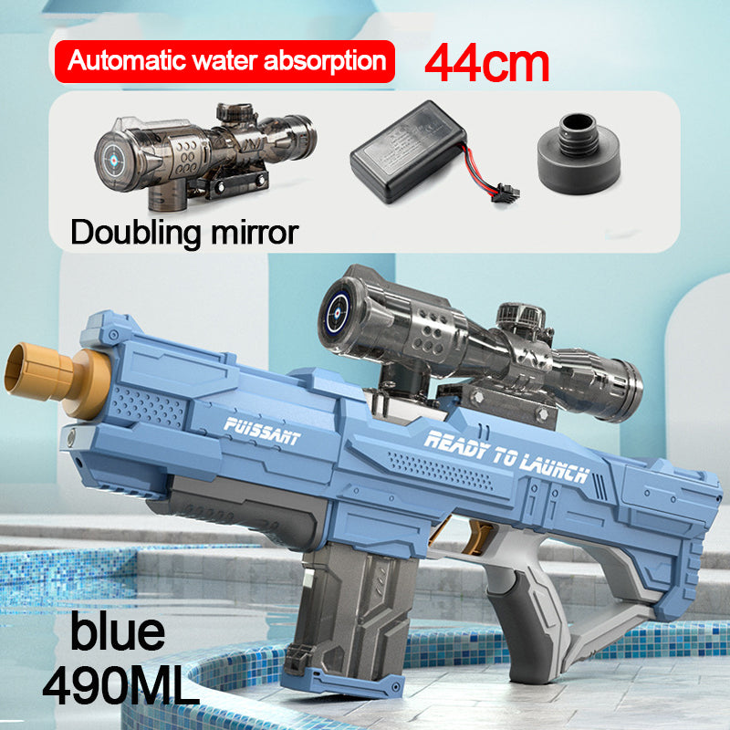 BEST WATER GUN EVER MADE , BLUE COLOR LARGE WATER CAPACITY