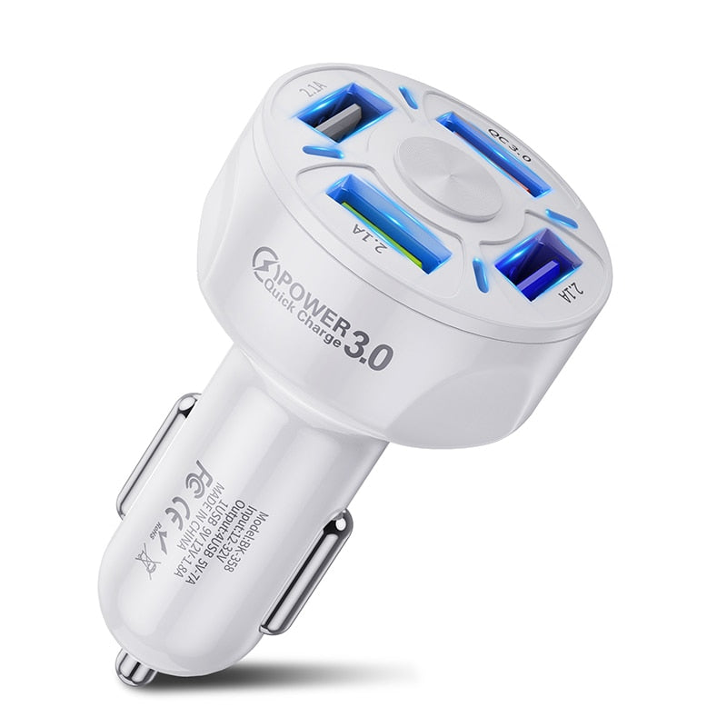RapidDrive Charger™ -  4 Ports Quick USB Car Charger 48W