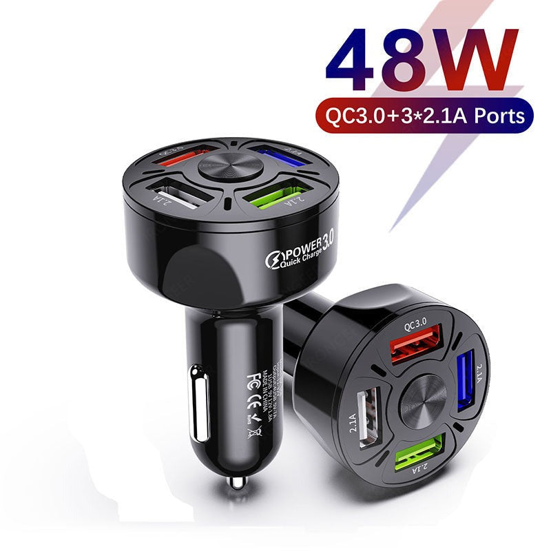 RapidDrive Charger™ -  4 Ports Quick USB Car Charger 48W