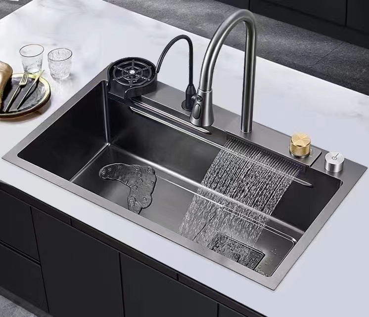 THE TRAVELER CORNER™  KitchenFlow Waterfall Multifunctional Sink Premium