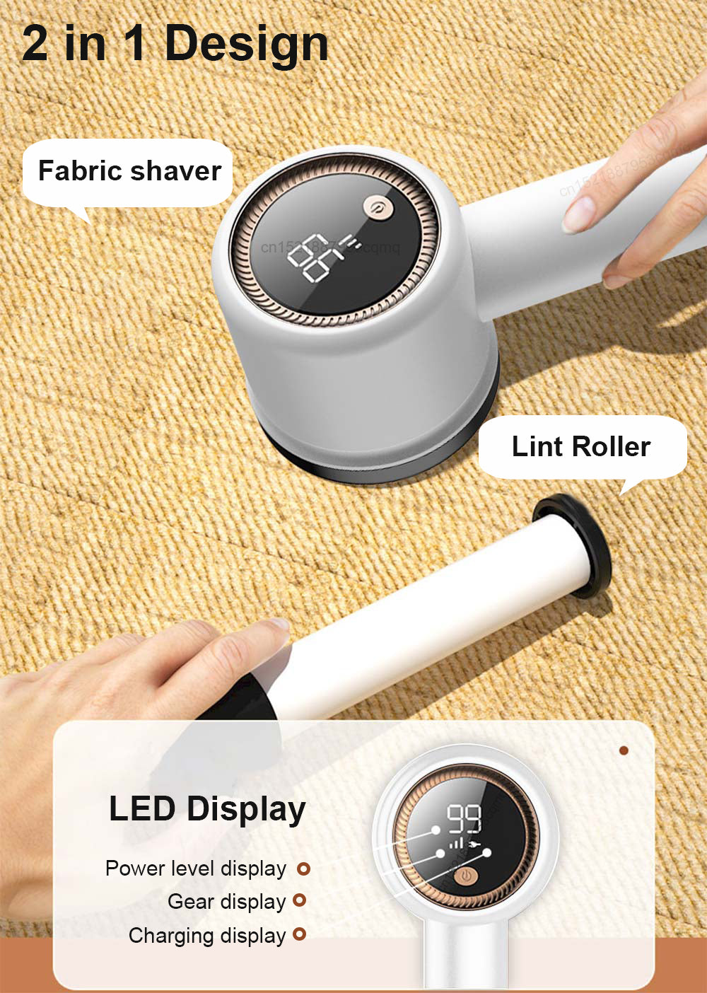 THE TRAVELER CORNER ™ Electric Lint Remover
